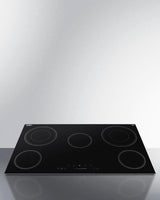 36" Wide 208-240v 5-burner Radiant Cooktop