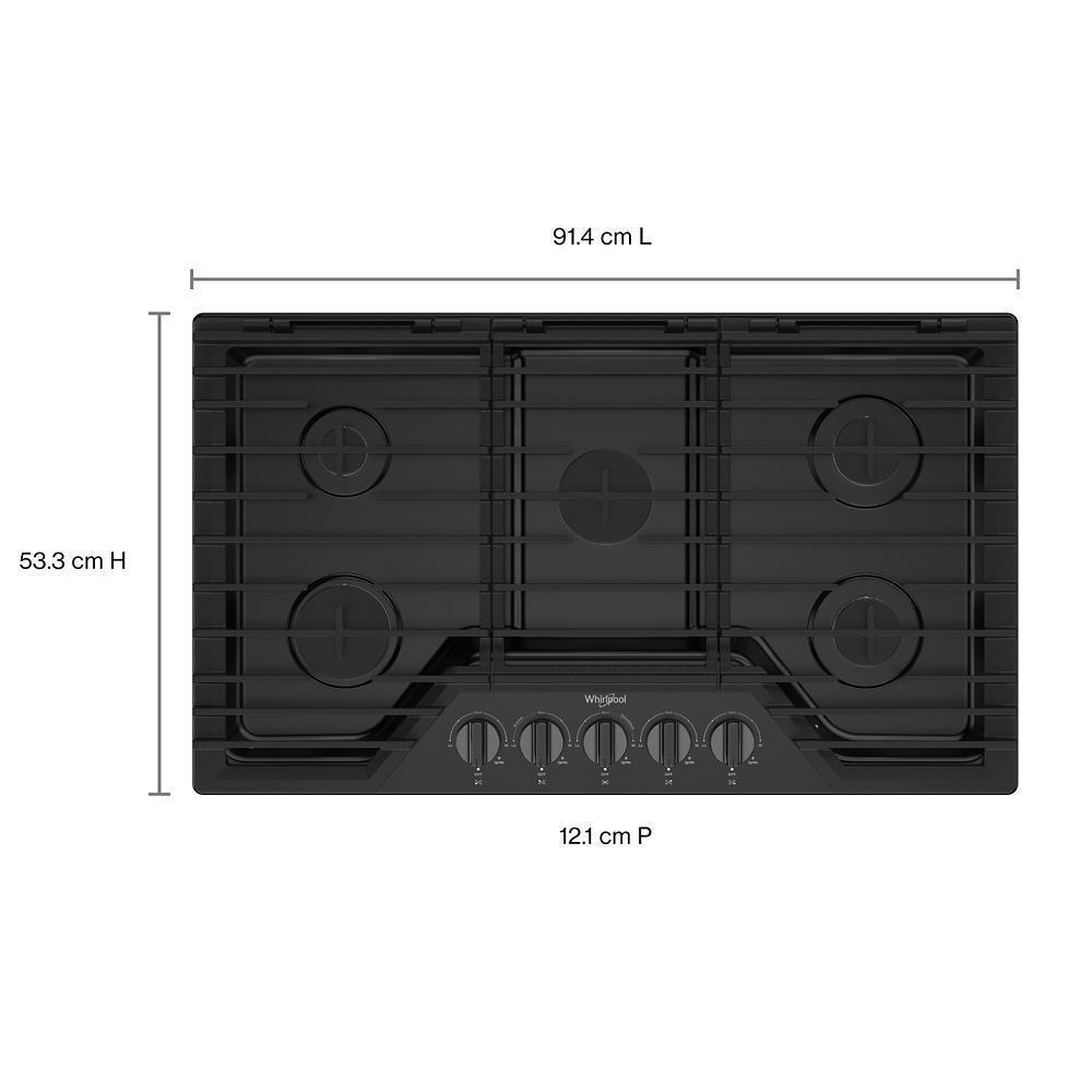 36-inch Gas Cooktop with EZ-2-Lift™ Hinged Cast-Iron Grates