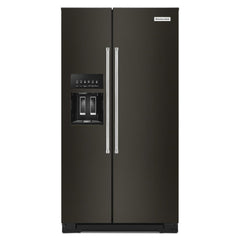 24.8 cu ft. Side-by-Side Refrigerator with Exterior Ice and Water and PrintShield™ Finish