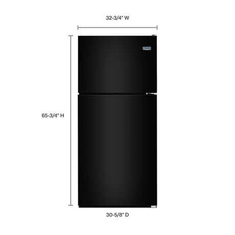 33-Inch Wide Top Freezer Refrigerator with PowerCold® Feature- 21 Cu. Ft.