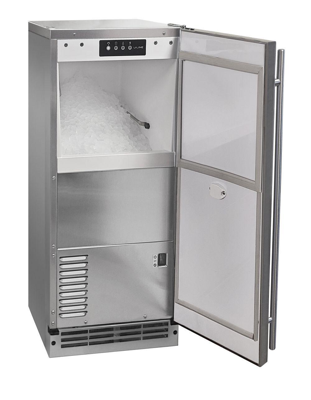 15" Outdoor Nugget Ice Machine With Stainless Solid Finish (115 V/60 Hz)