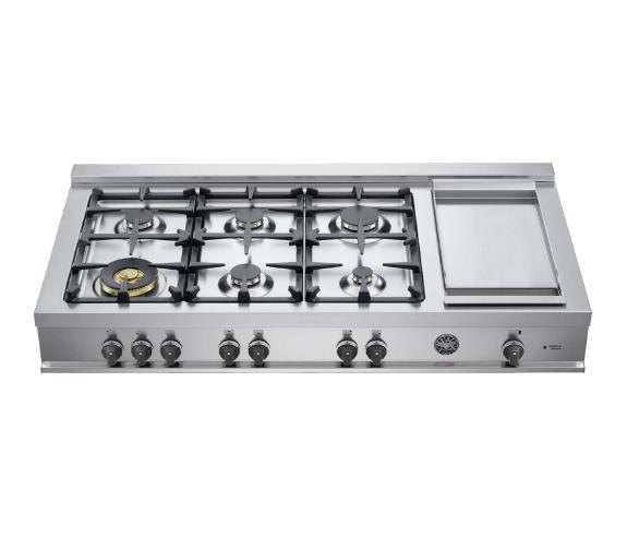 48 Rangetop 6 Burners and Griddle Stainless Steel