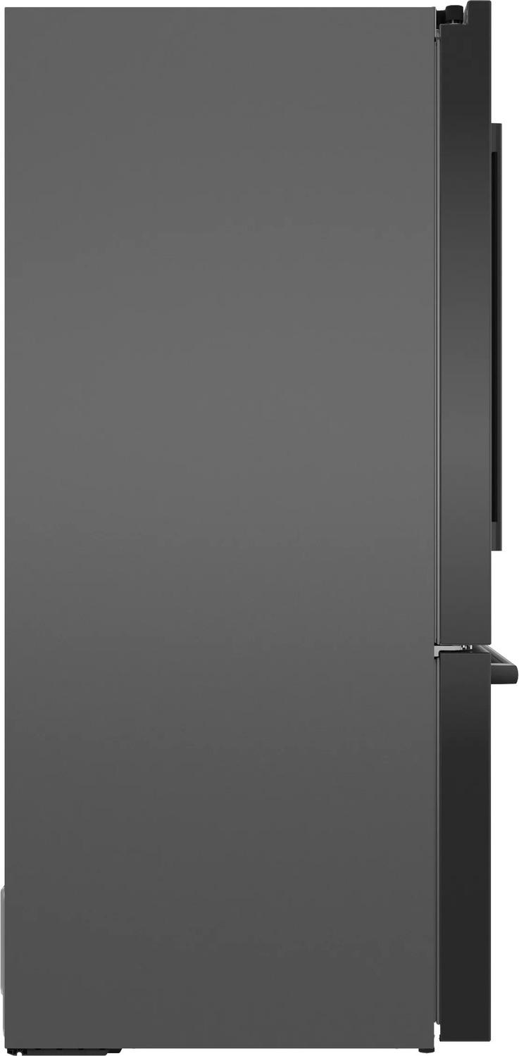 500 Series French Door Bottom Mount Refrigerator 36" Black Stainless Steel