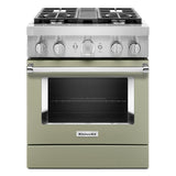 KitchenAid® 30'' Smart Commercial-Style Dual Fuel Range with 4 Burners