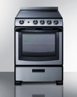 24" Wide Electric Smooth-top Range