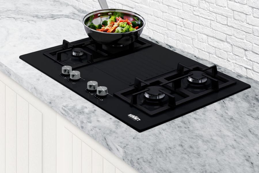 30" Wide 4-burner Gas Cooktop