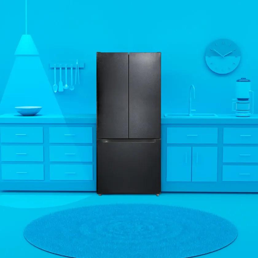 Element 18.4 cu. ft. French Door Refrigerator - Black