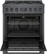 800 Series Gas Freestanding Range 30" Black Stainless Steel