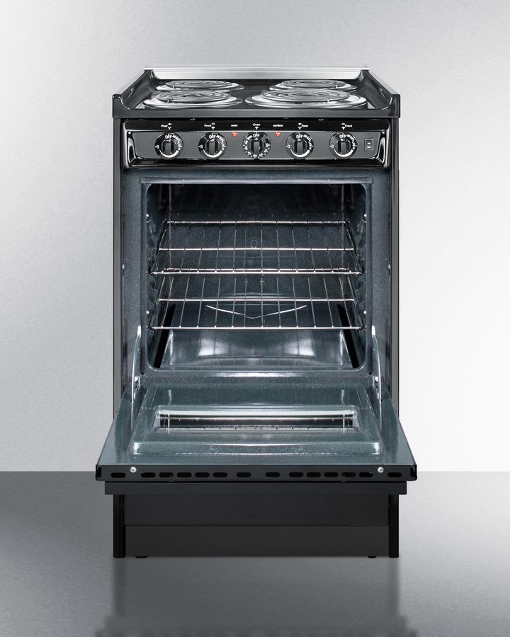 20" Wide Electric Coil Range