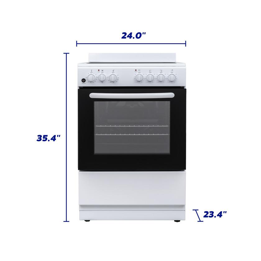 Element Electronics 24" Electric Range (EER244MSCW)