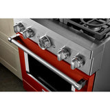 KitchenAid® 30'' Smart Commercial-Style Dual Fuel Range with 4 Burners