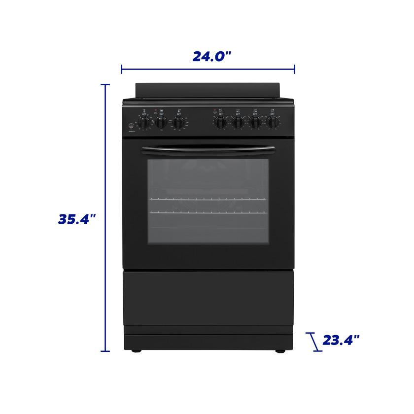 Element Electronics 24" Electric Range (EER244MSCB)