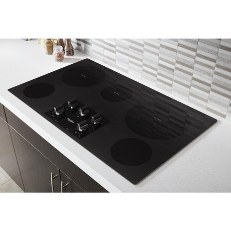 36-inch Electric Ceramic Glass Cooktop with Two Dual Radiant Elements