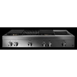 NOIR™ 48" Gas Professional-Style Rangetop with Chrome-Infused Griddle and Grill