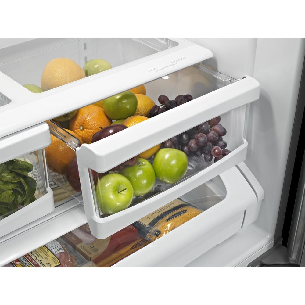 33-Inch Wide Bottom Mount Refrigerator - 22 Cu. Ft.