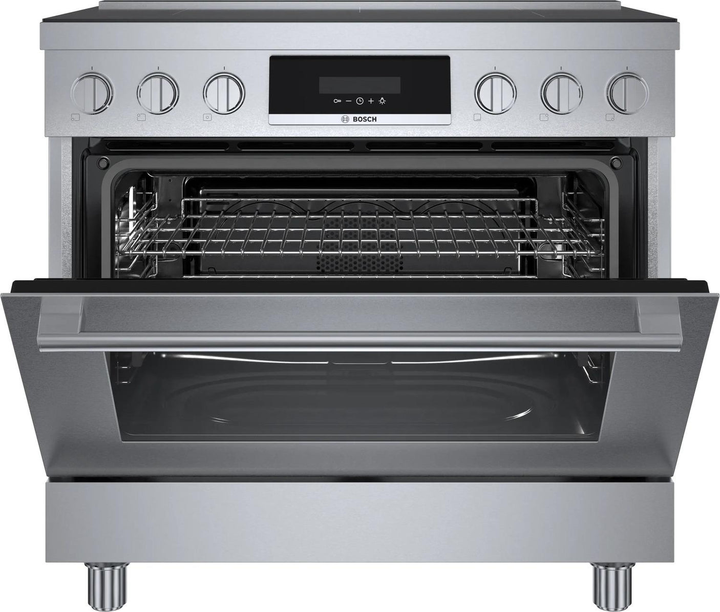 800 Series Induction freestanding range 36" Stainless Steel