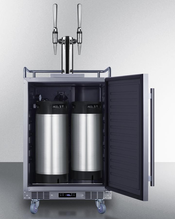 24" Wide Built-in Nitro Coffee Kegerator