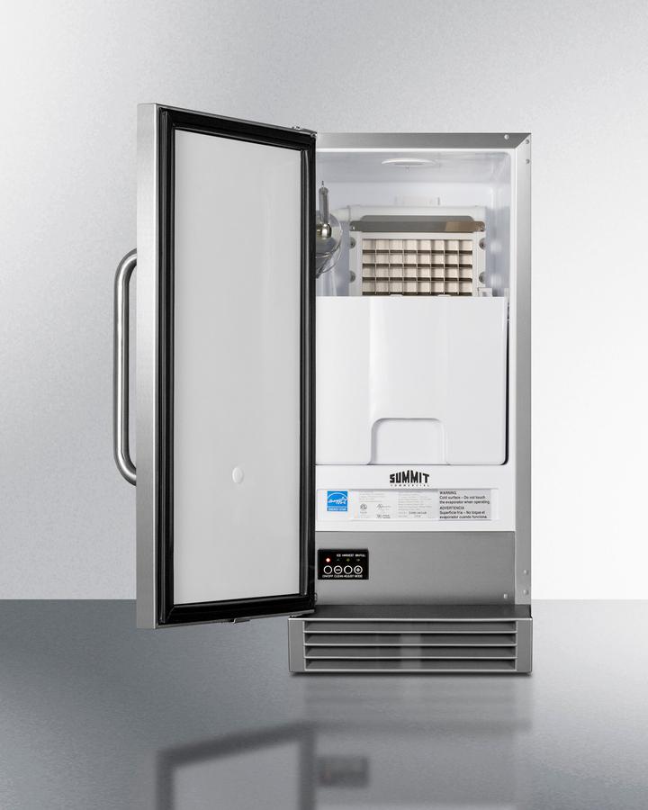 Built-in Outdoor 50 Lb. Clear Icemaker