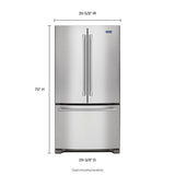 36- Inch Wide Counter Depth French Door Refrigerator - 20 Cu. Ft.