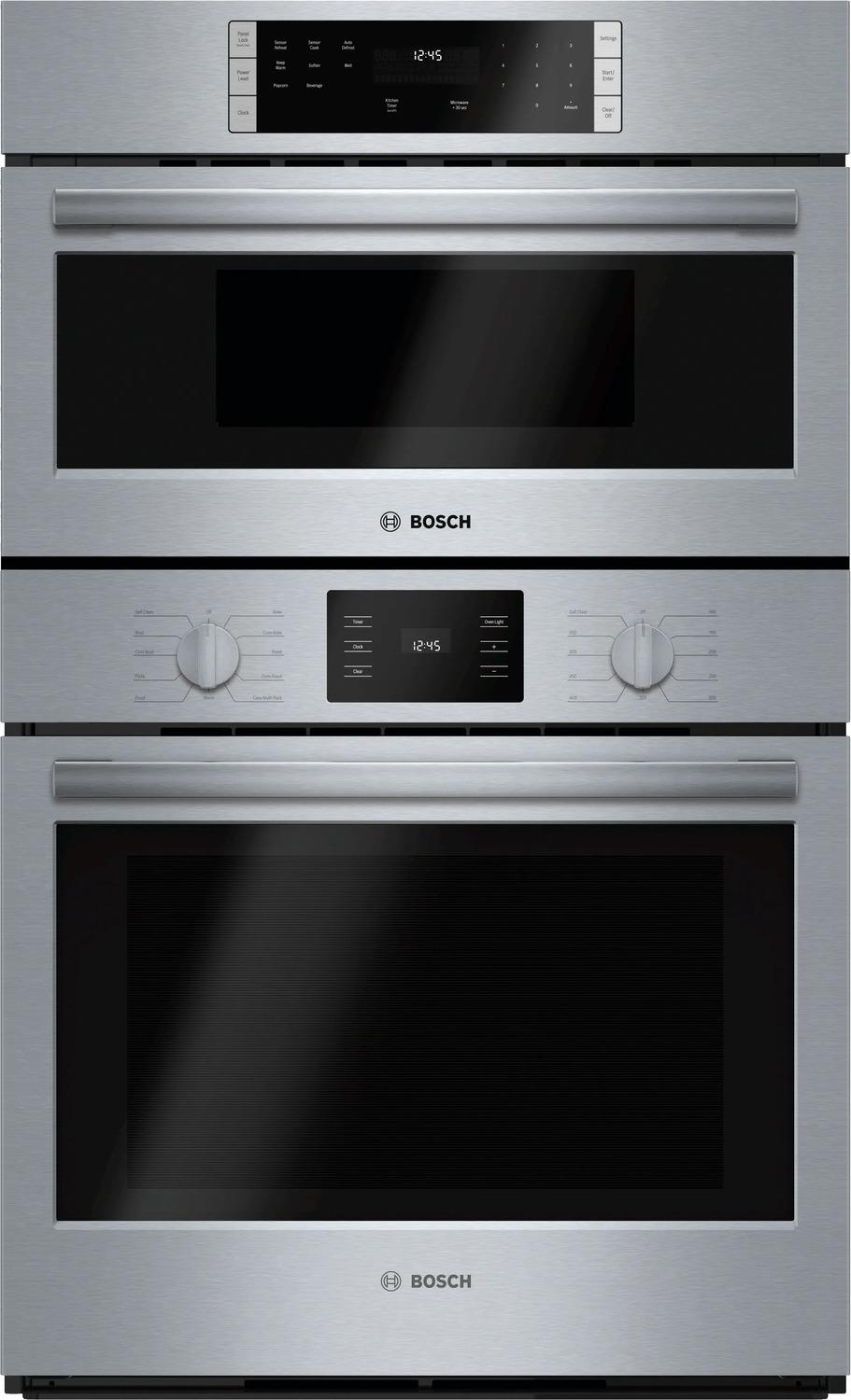 500 Series, 30" Combo, Upper: Microwave, Lower: EU Conv, Knob Control