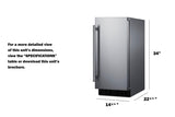 15" Wide Built-in All-refrigerator