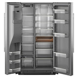 20.8 Cu. Ft. Counter-Depth Side-by-Side Refrigerator with Exterior Ice and Water Dispenser in PrintShield™ Finish