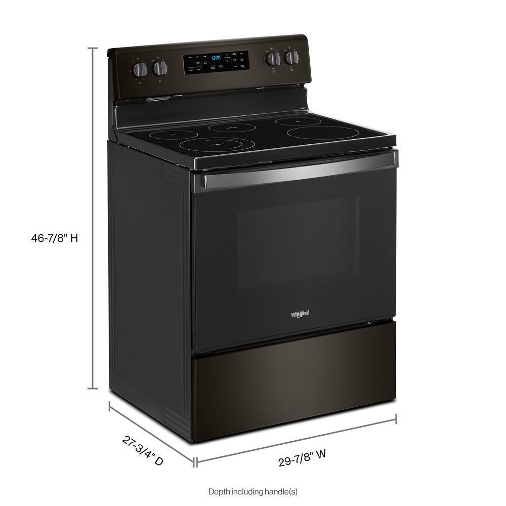 5.3 cu. ft. Whirlpool® electric range with Frozen Bake™ technology