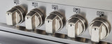 48 inch Dual Fuel Range, 6 Brass Burners and Griddle, Electric Self-Clean Oven Stainless Steel