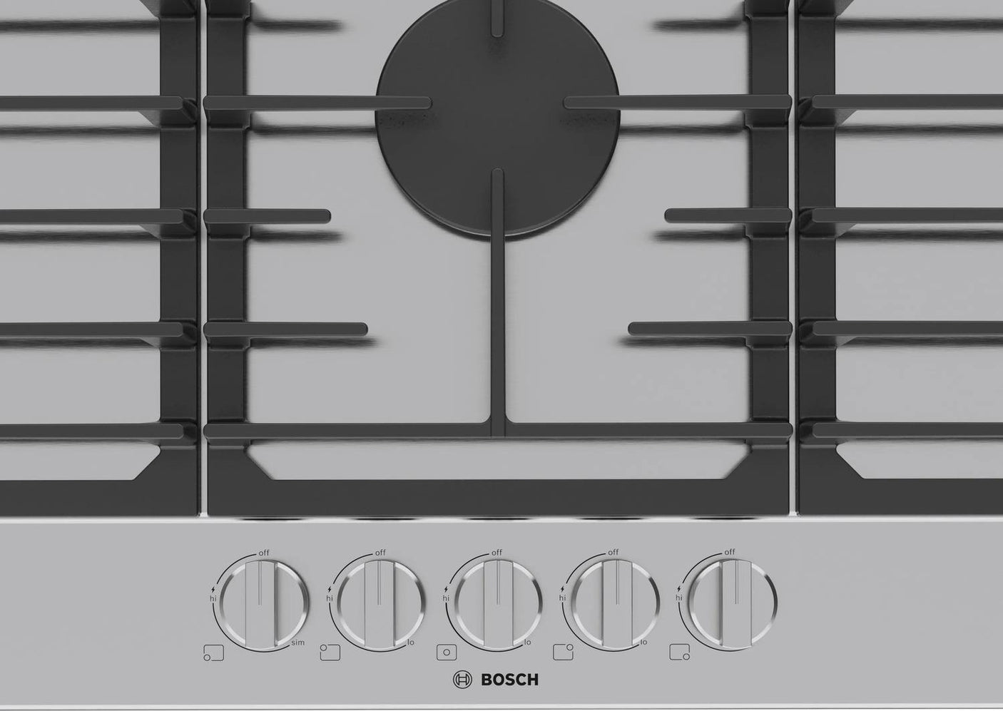 300 Series Gas Cooktop 36" Stainless steel