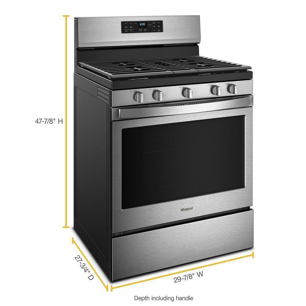 5.0 cu. ft. Whirlpool® gas convection oven with Frozen Bake™ technology