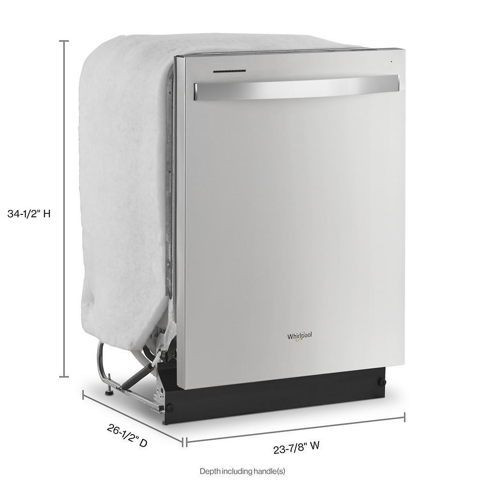 Quiet Dishwasher with Boost Cycle and Extended Soak Cycle