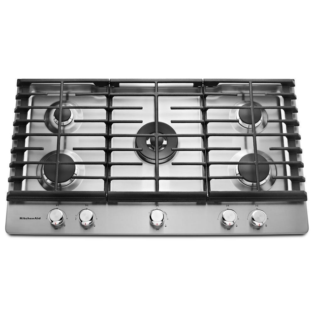 36" 5-Burner Gas Cooktop