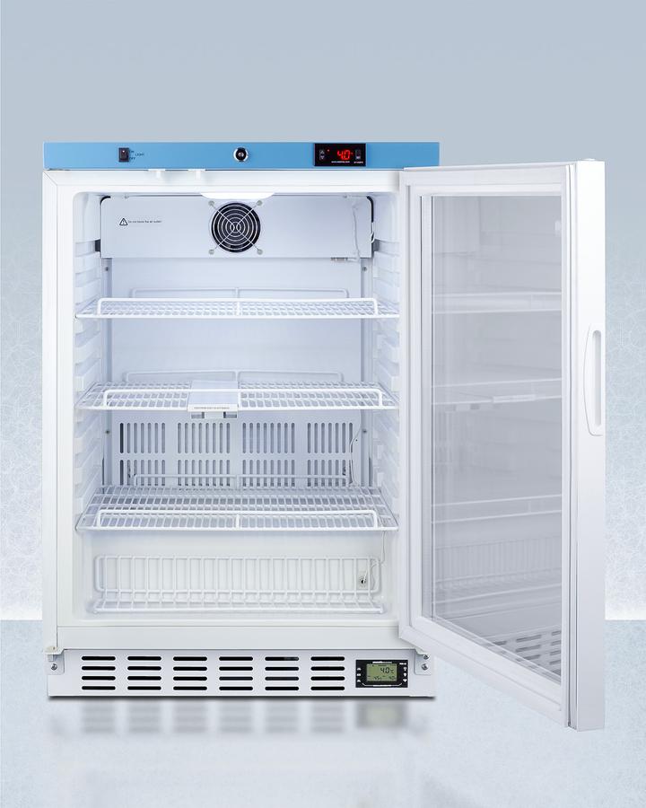 24" Wide Built-in Medical Refrigerator, Certified To Nsf/ansi 456 Vaccine Storage Standard