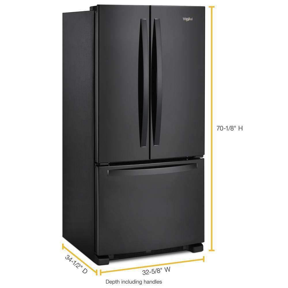 33-inch Wide French Door Refrigerator - 22 cu. ft.