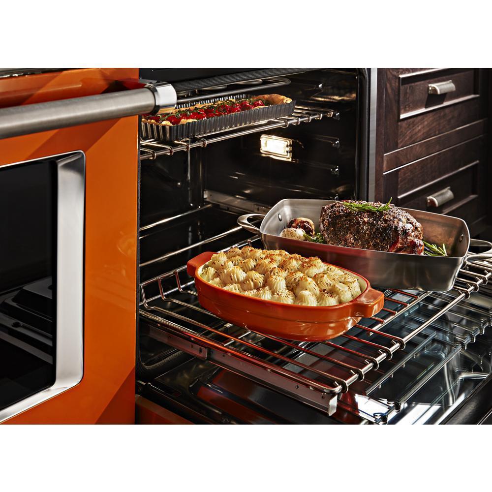 KitchenAid® 48'' Smart Commercial-Style Dual Fuel Range with Griddle