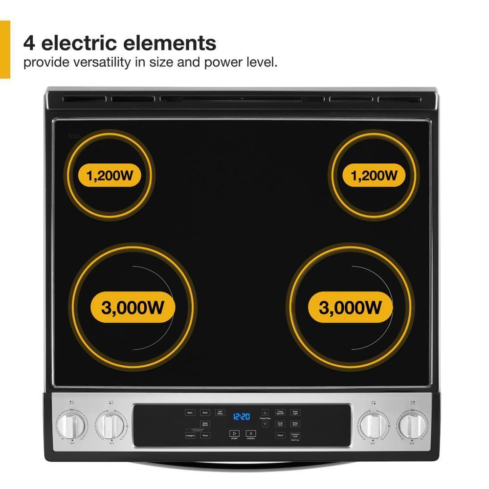 4.8 Cu. Ft. Whirlpool® Electric Range with Frozen Bake™ Technology