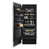 30" Panel-Ready Built-In Column Refrigerator, Left Swing