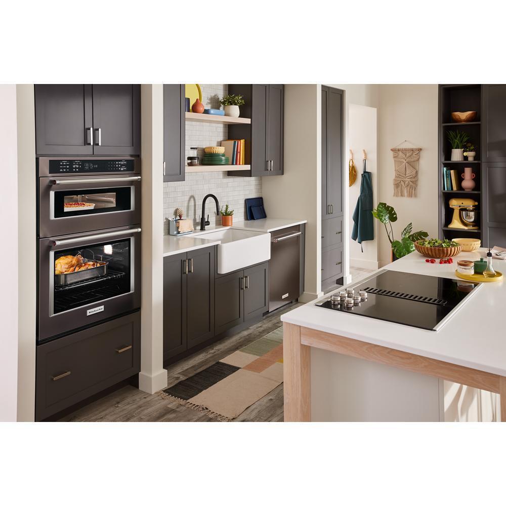 KitchenAid® 30" Combination Microwave Wall Ovens with Air Fry Mode.