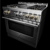 36" RISE™ Gas Professional-Style Range with Chrome-Infused Griddle