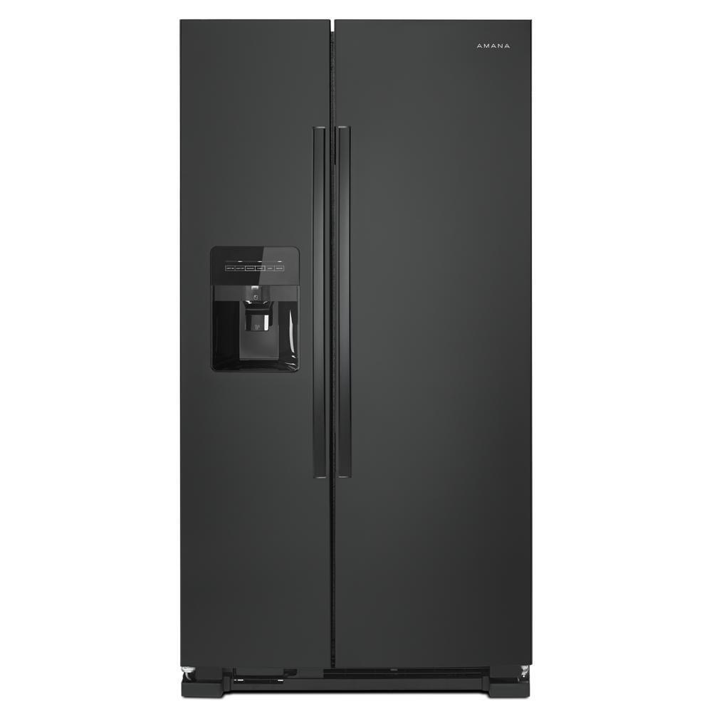 36-inch Side-by-Side Refrigerator with Dual Pad External Ice and Water Dispenser