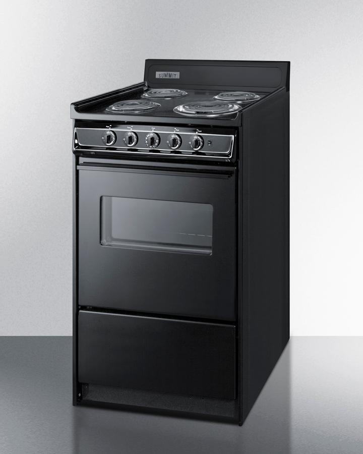 20" Wide Electric Coil Range