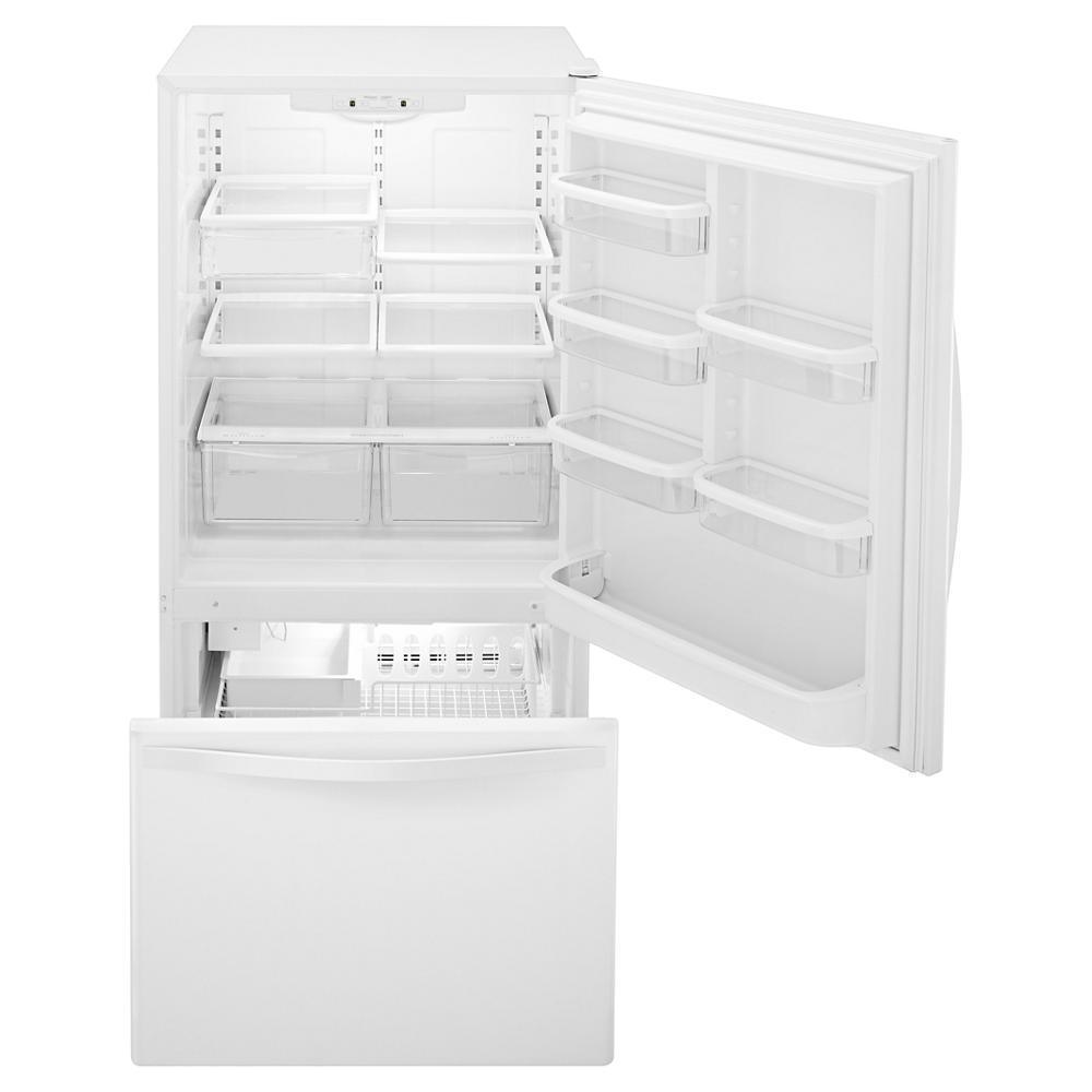 33-inches wide Bottom-Freezer Refrigerator with SpillGuard™ Glass Shelves - 22 cu. ft