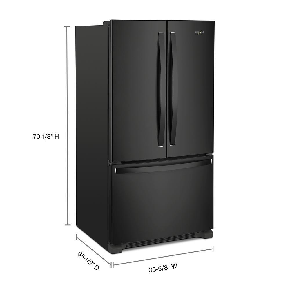 36-Inch Wide Full-Depth French Door Bottom Mount Refrigerator - 25 cu. ft.