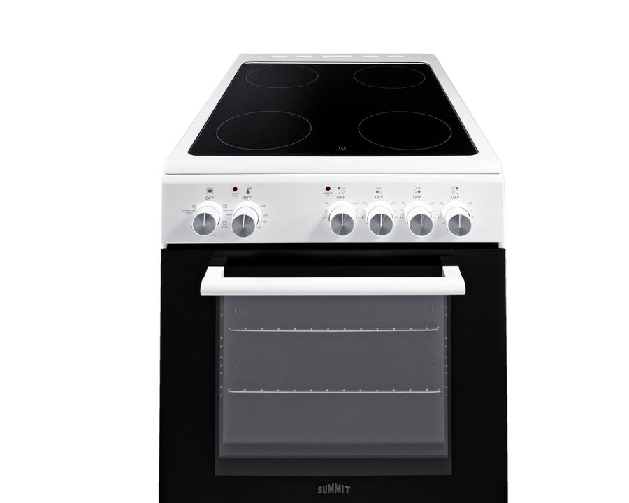 20" Wide Electric Smooth-top Range