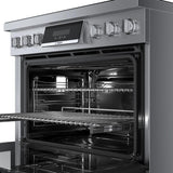 800 Series Induction freestanding range 36" Stainless Steel