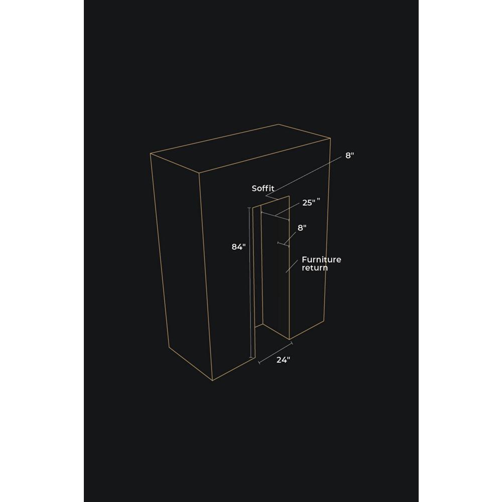 24" Panel-Ready Built-In Column Freezer, Right Swing