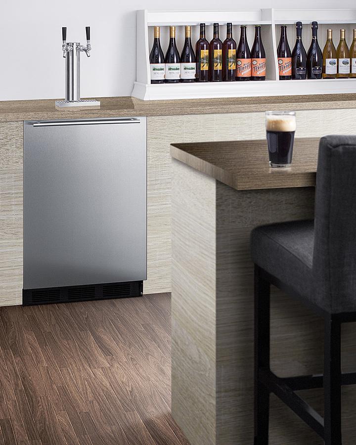 24" Wide Built-in Wine Kegerator, ADA Compliant