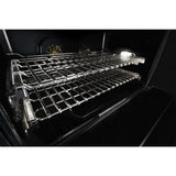 NOIR™ 48" Dual-Fuel Professional-Style Range with Chrome-Infused Griddle and Steam Assist