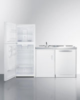 71" Wide All-in-one Kitchenette With Dishwasher