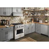 KitchenAid® 30'' Smart Commercial-Style Dual Fuel Range with 4 Burners